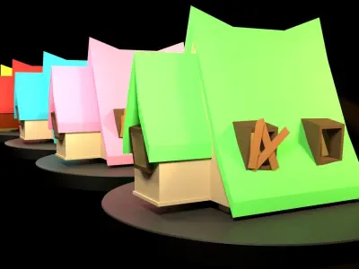 Witch House Low-poly 3D model