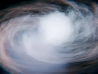 Galaxy Animation Free low-poly 3D model