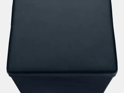 BOSNAS stool with storage Low-poly 3D model