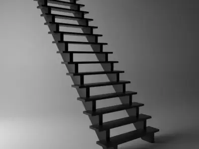 Metal Stairs  3D model