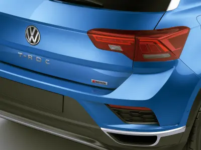 VW T-Roc 2018 3D model