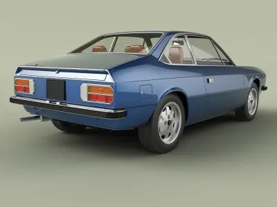 Lancia Beta Coupe 3D model