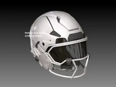 Facemask Pack IV for NFL Riddell AXIOM Helmet Geosanmo 3D print model