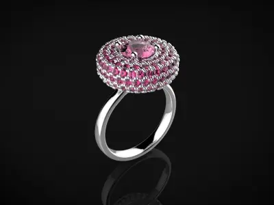 Donut ring  3D print model