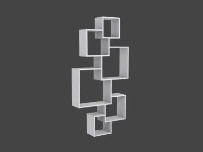 Wall Shelves Low-poly 3D model purchase