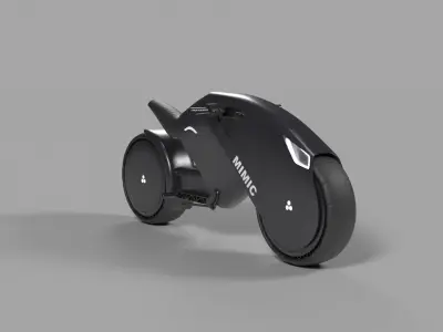Electric Bike  Low-poly 3D model