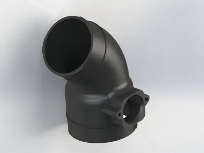 E60 Cone air filter adapter 3D print model