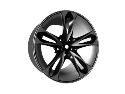 Rim For High Performance Cars AAA Low-poly 3D model