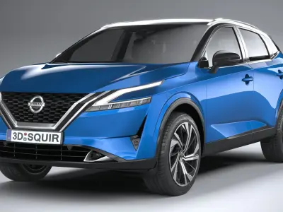 Nissan Qashqai 2022 3D model