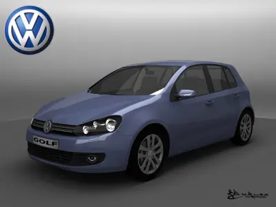 Volkswagen Golf VI Pack1 3D model