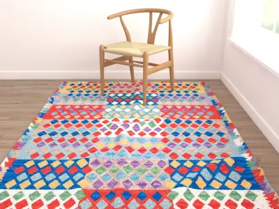Rugs No 136 Low-poly 3D model