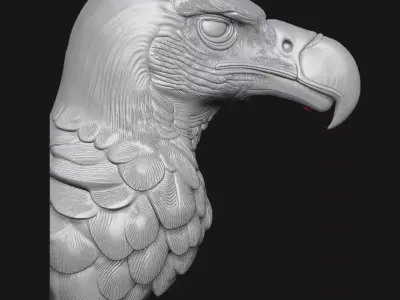 vulture 3D print model