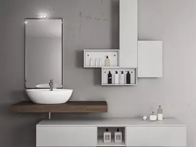 Bathroom furniture set  Arcom  eLy 3D model