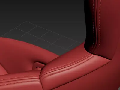 Lollipop Porsche Seat 3D model
