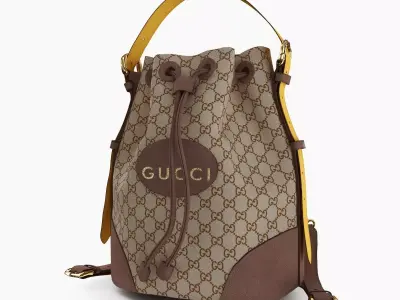 Gucci Bag 3D model Low-poly 3D model