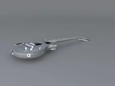 ESP James Hetfield Truckster model guitar Free 3D model