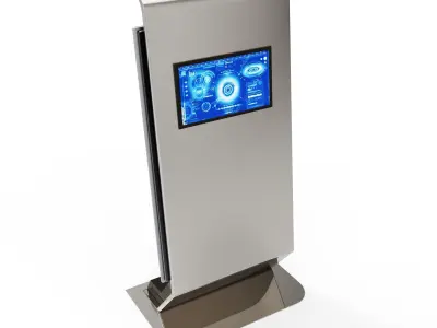 Display Kiosk Low-poly 3D model
