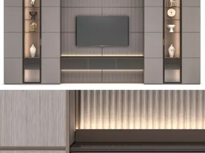 Rimadesio Modulor TV group 3D model