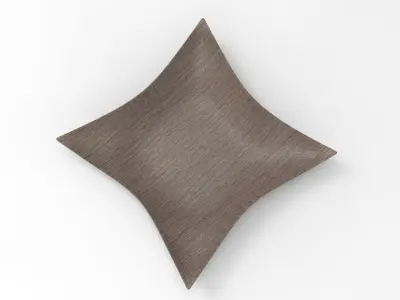 Accessory Plate Low-poly 3D model