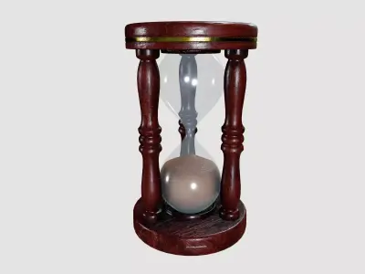 hourglasses Low-poly 3D model