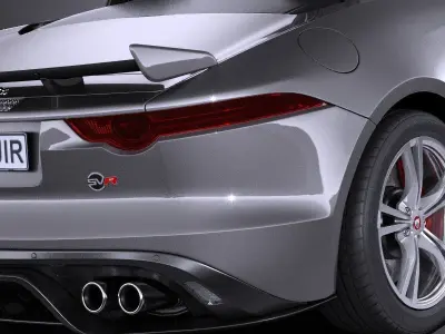 Jaguar F-Type SVR Cabrio 2017 3D model