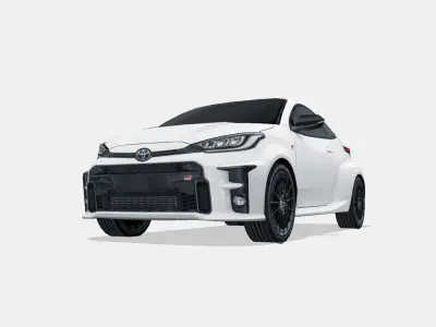 Toyota GR Yaris 2021 Low-poly 3D model