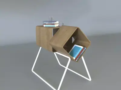 Decorative Table Low-poly 3D model buy