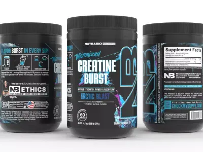 Protein Powder 3D model