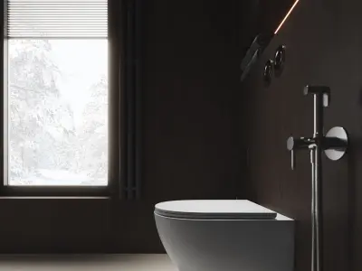 Bathroom Interior - 3d Model - Lighting 3D model