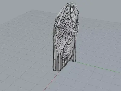 Ultra Vision Ring Gold Jewelry 3D print model 3