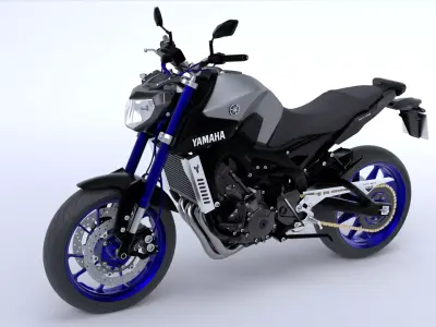 Yamaha MT-09 2014 3D model