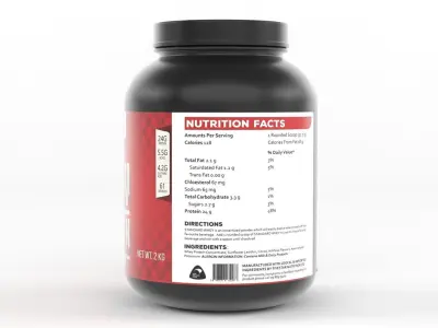 Protein Powder 3D model 177