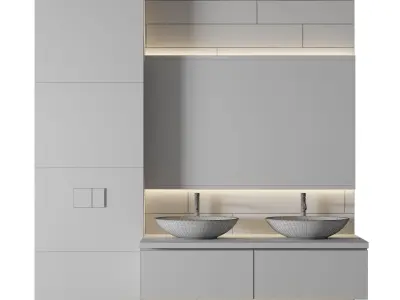 Luxury Bathroom 129 3D model
