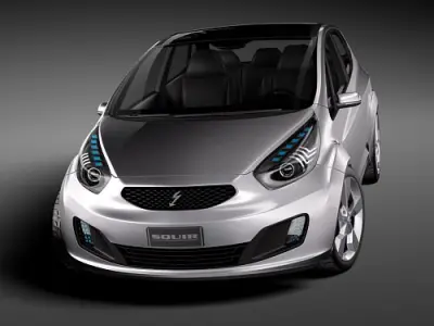 Average General Electric Car 3D model