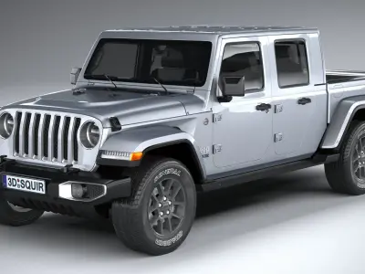 Jeep Gladiator 2020 LowPoly 3D model