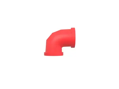 Pipe v7 004 Low-poly 3D model