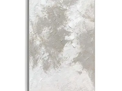 Plaster Two Photo Frame 418 Low-poly 3D model purchase
