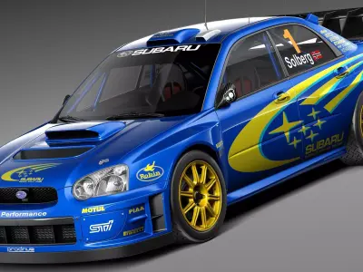 Subaru Impreza STi WRC 2004 3D model