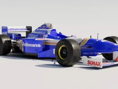 Williams FW18 1996 Formula 1 Car 3D model