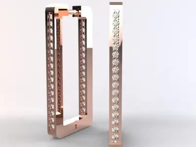 Victoria-diamond-earring 3D print model