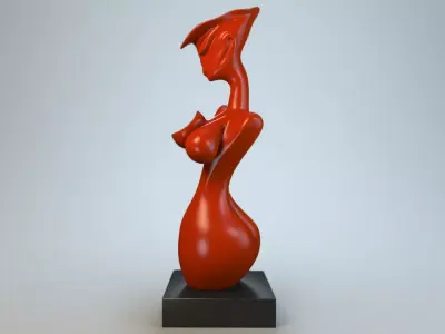 Nude Sculpture 3D model