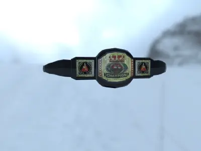 Chamapionship Belt AAA Low-poly 3D model