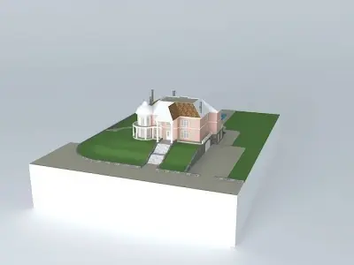 Big house Free 3D model