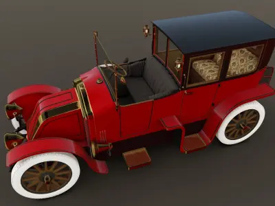 TITANIC CAR - Renault  Coupe de Ville 3D model