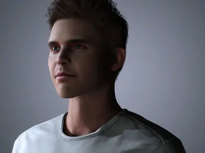 River Viiperi Character Low-poly 3D model