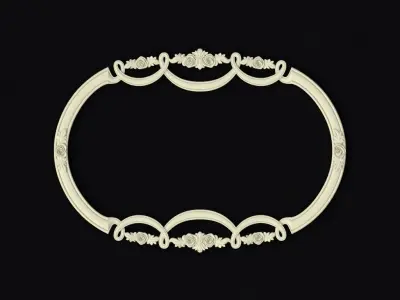 carved mirror 3D model order