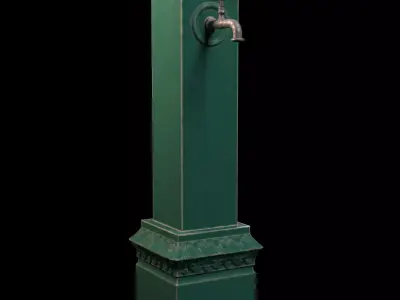 Fountain water Free 3D model