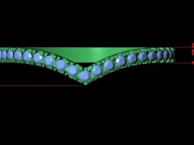 Engagement Ring Free 3D print model