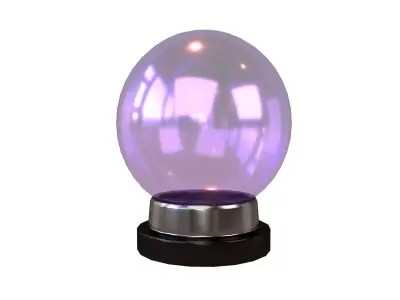 Crystal Ball V1 003 Low-poly 3D model