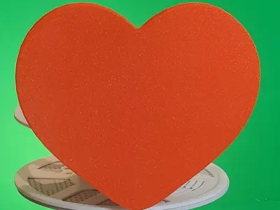 Heart or Love Trailer Hitch Cover  3D print model